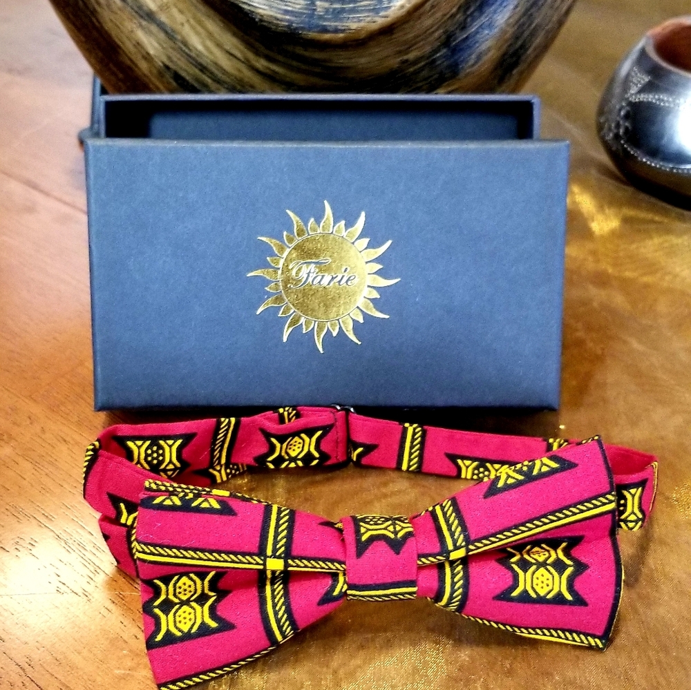 Simba Ankara Bow Tie